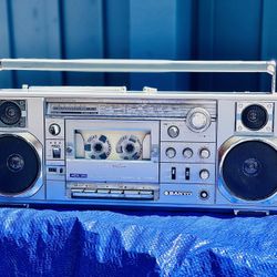 Vintage boombox