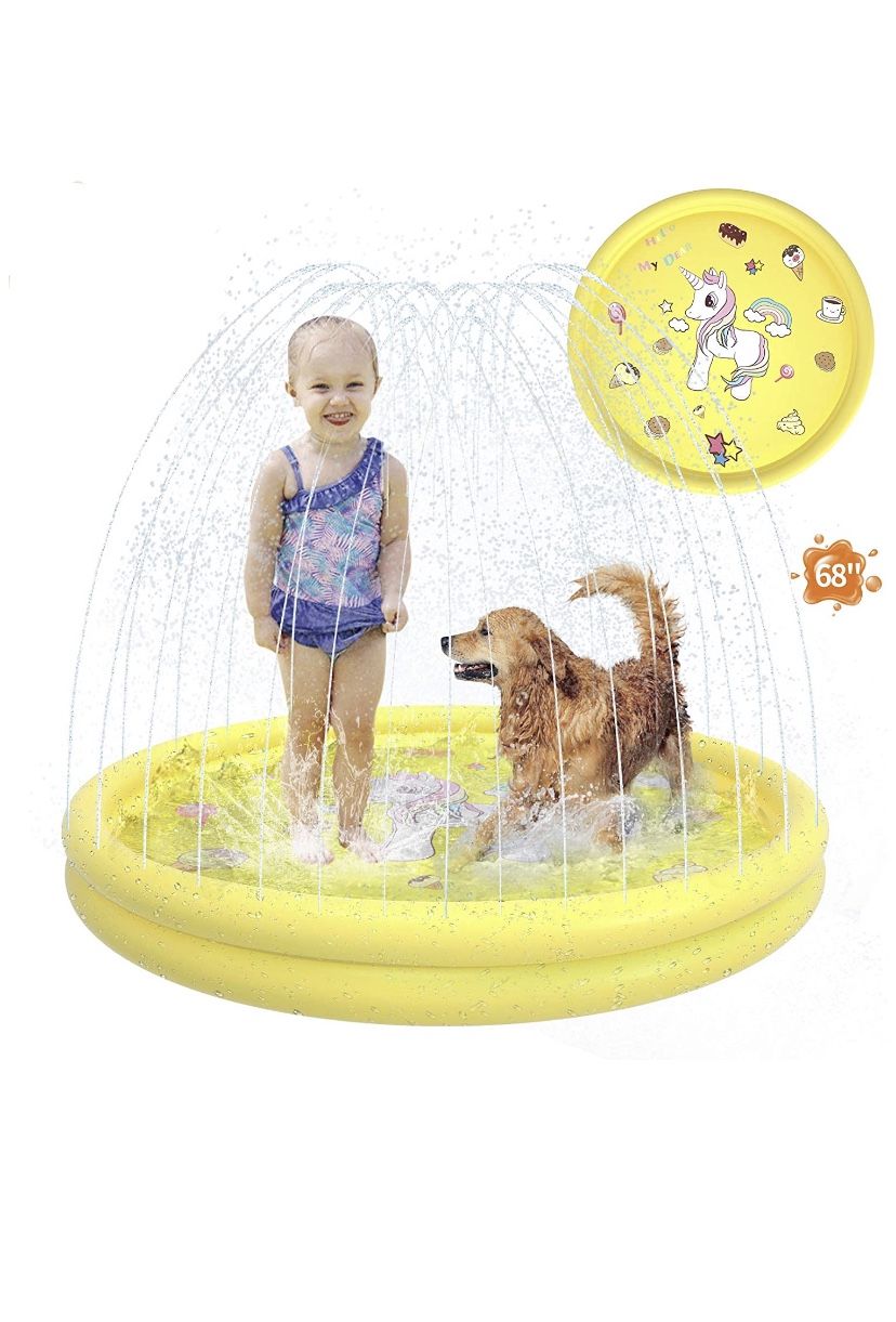 Splash Pad Sprinkler for Kids Outdoor