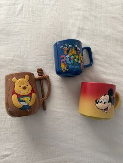 Disney Mugs And Tote Bag 