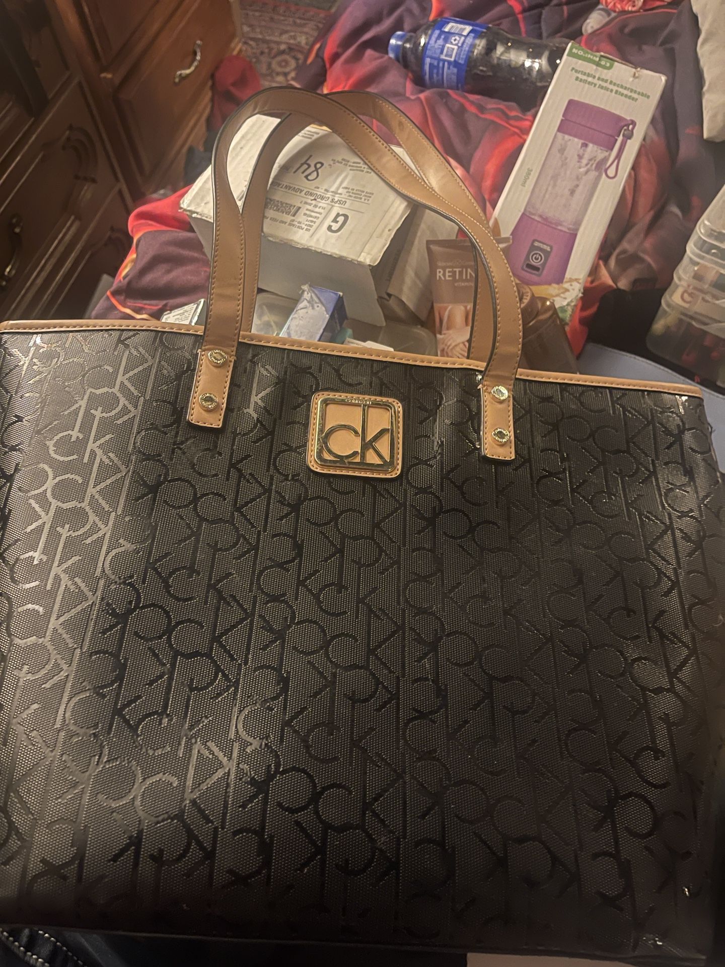Calvin Klein Large Tote Bag- New