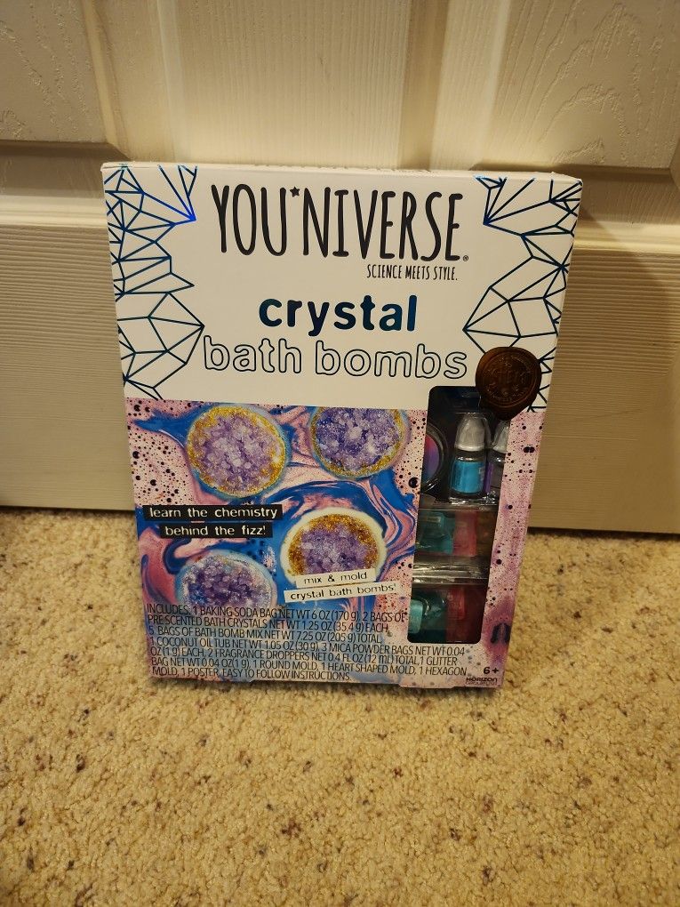 Crystal Bath Bomb Kit
