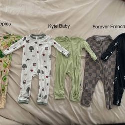 Newborn Size Bamboo Zippies 
