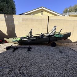 Brooklyn 13.0 Pro Tandem Kayak with trolling motor and fish finder