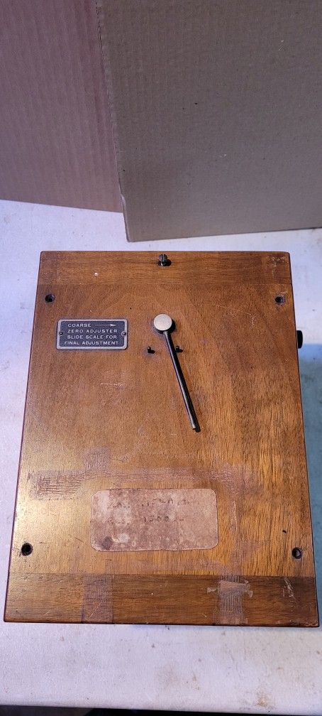 Antique Rubicon Co Reflecting Galvanometer Philadelphia Volt Meter