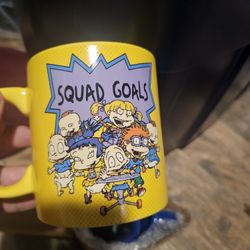 Rugrats Mug Squad Goals 2017 Yellow Coffee Cup 20 oz