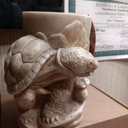 Animal spirits  turtle candle