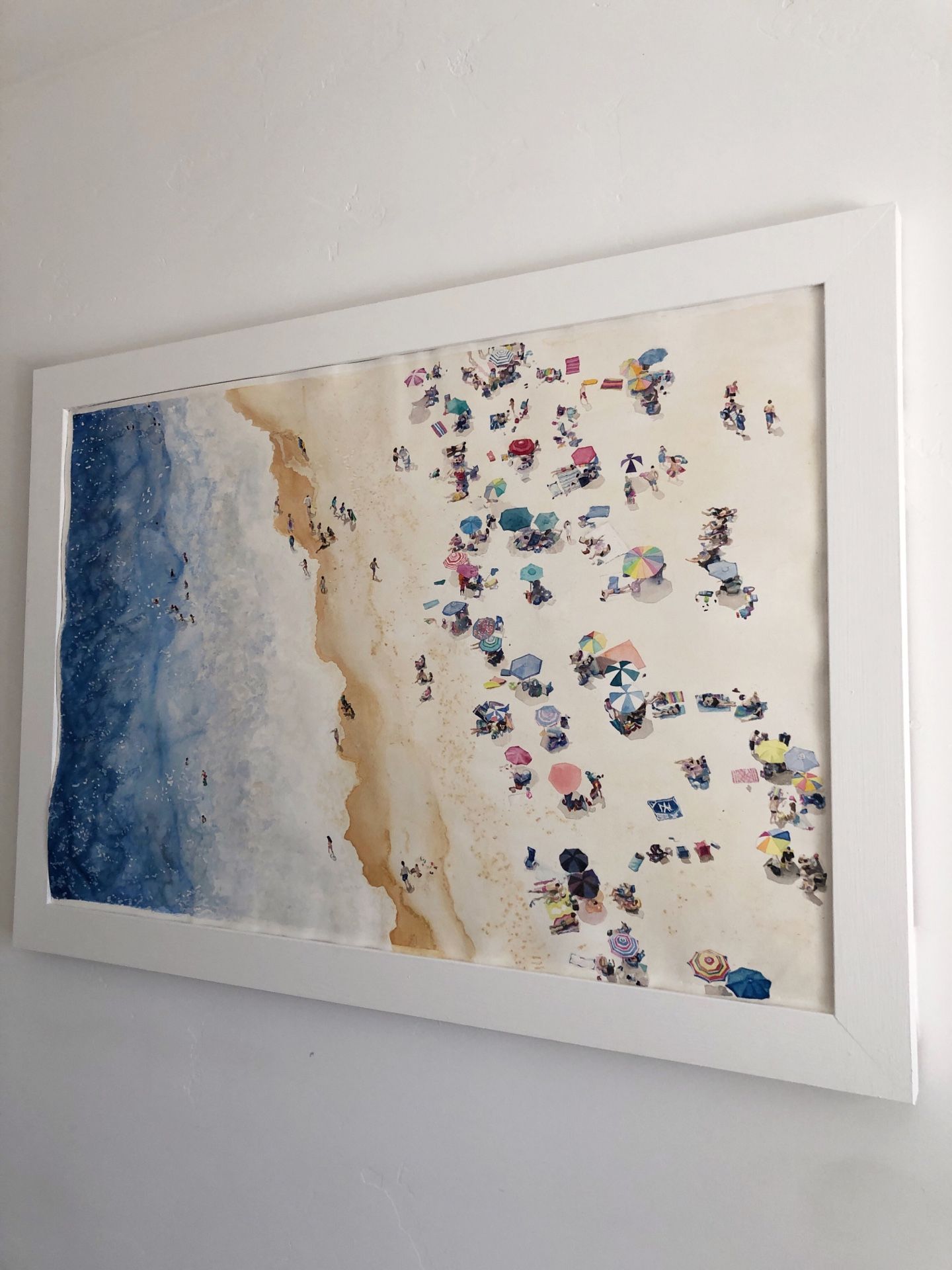 Original Beach Watercolor