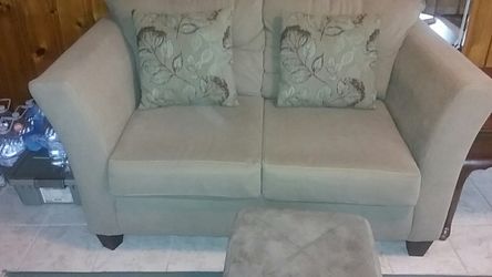 Sofa with ottoman great condition