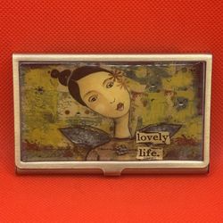 Tin Business Card Holder