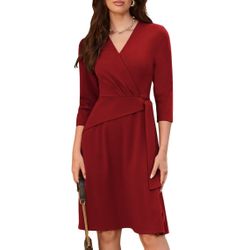 Women’s Cocktail V Neck Dress
