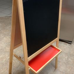 Kids Dry Erase And Chalk Board