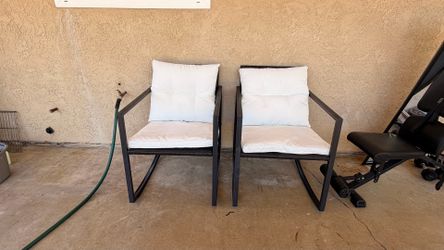 PATIO ROCKING CHAIR SET (2)