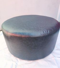 Navy ottoman
