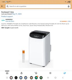 Humboldt 16000BTU Portable Air Conditioners with Remote,,