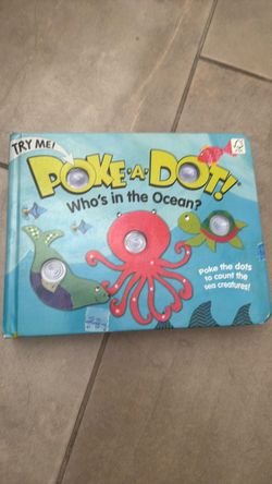 Children's Book - Poke-a-Dot: Who's in the Ocean