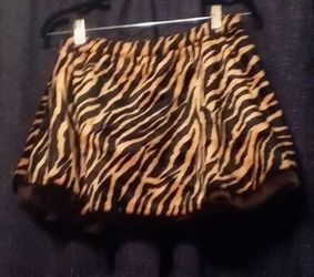 Girls size 10 tiger skirt with attached tulle Brand New women's small