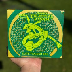 Celestial storm elite trainer box pokemon cards