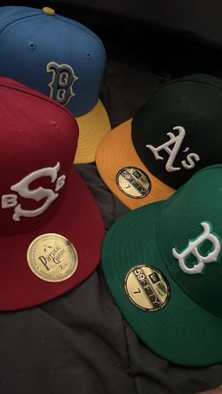 New Era 59Fifty Fitted Baseball Caps – Lot of 4