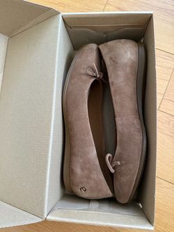 RUSH‼️‼️ ECCO Suede Ballet Flats with Bow Detail