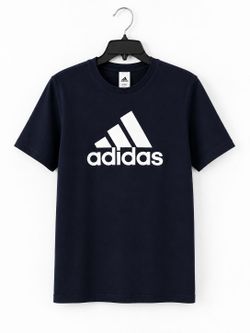 Adidas Logo T-Shirt – Dark Blue – Size M