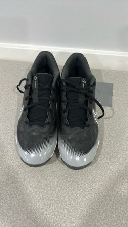 Nike Diamond Baseball Cleats Black and Gray