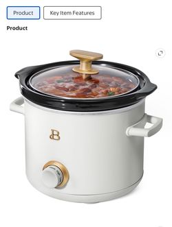 Drew Barrymore 2qt Slow Cooker NEW
