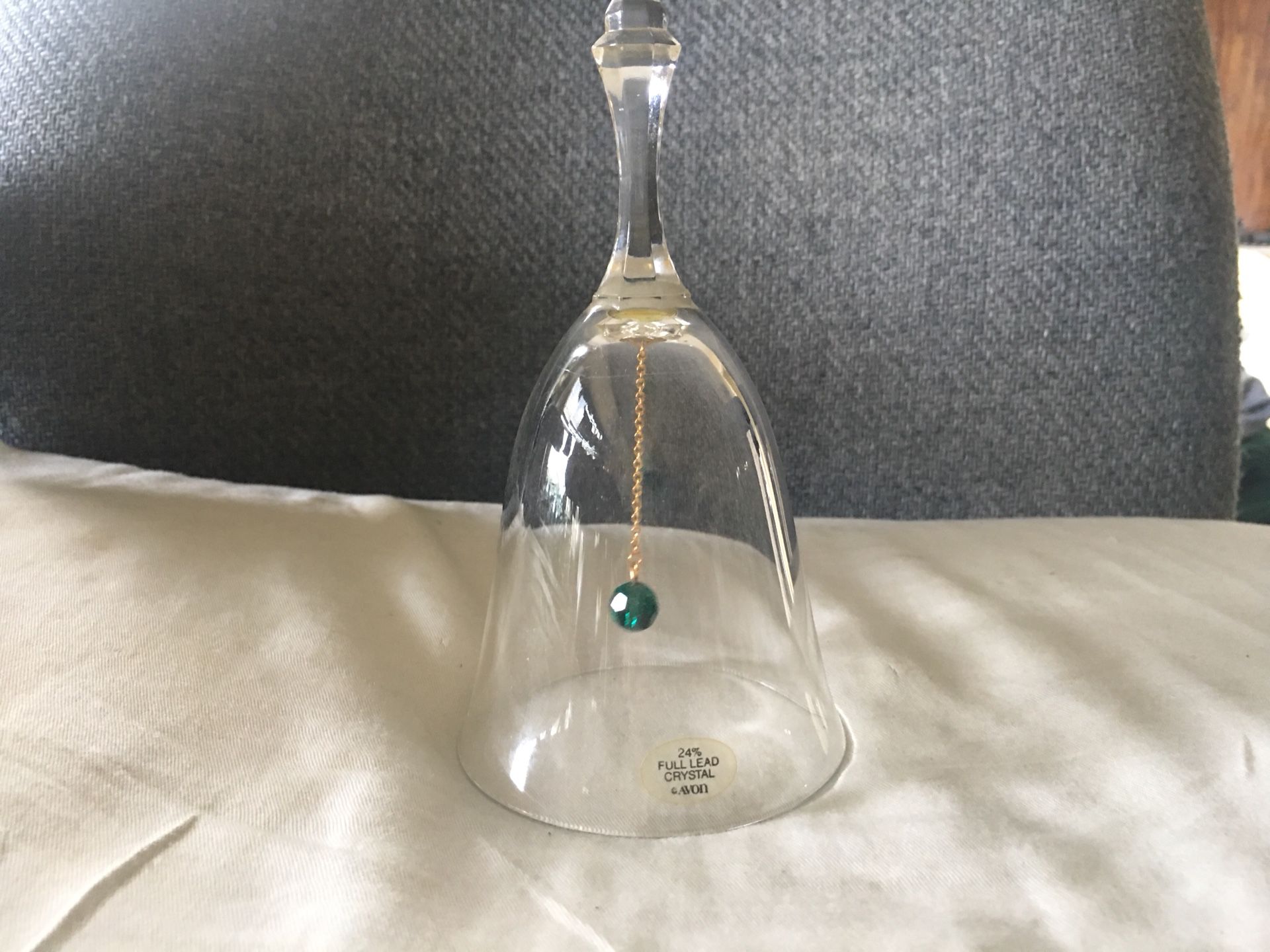 Vintage lead crystal bell