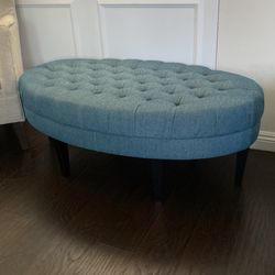 NEW ottoman Blue Dimensions in photo