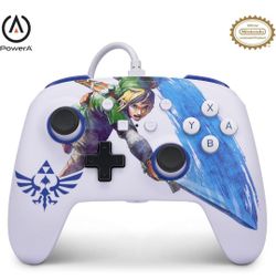 PowerA Enhanced Wired Controller for Nintendo Switch - Master Sword Attack Zelda Link

