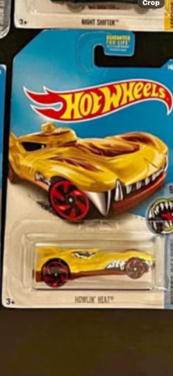 SIX Hot Wheel Cars 2017
