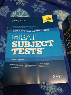 SAT Study Guide and SAT Subject Tests