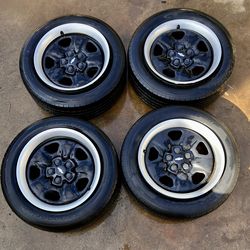 Chevrolet 5x120 Camaro 18” Wheels And BF Goodrich Tires , fits several car makes.