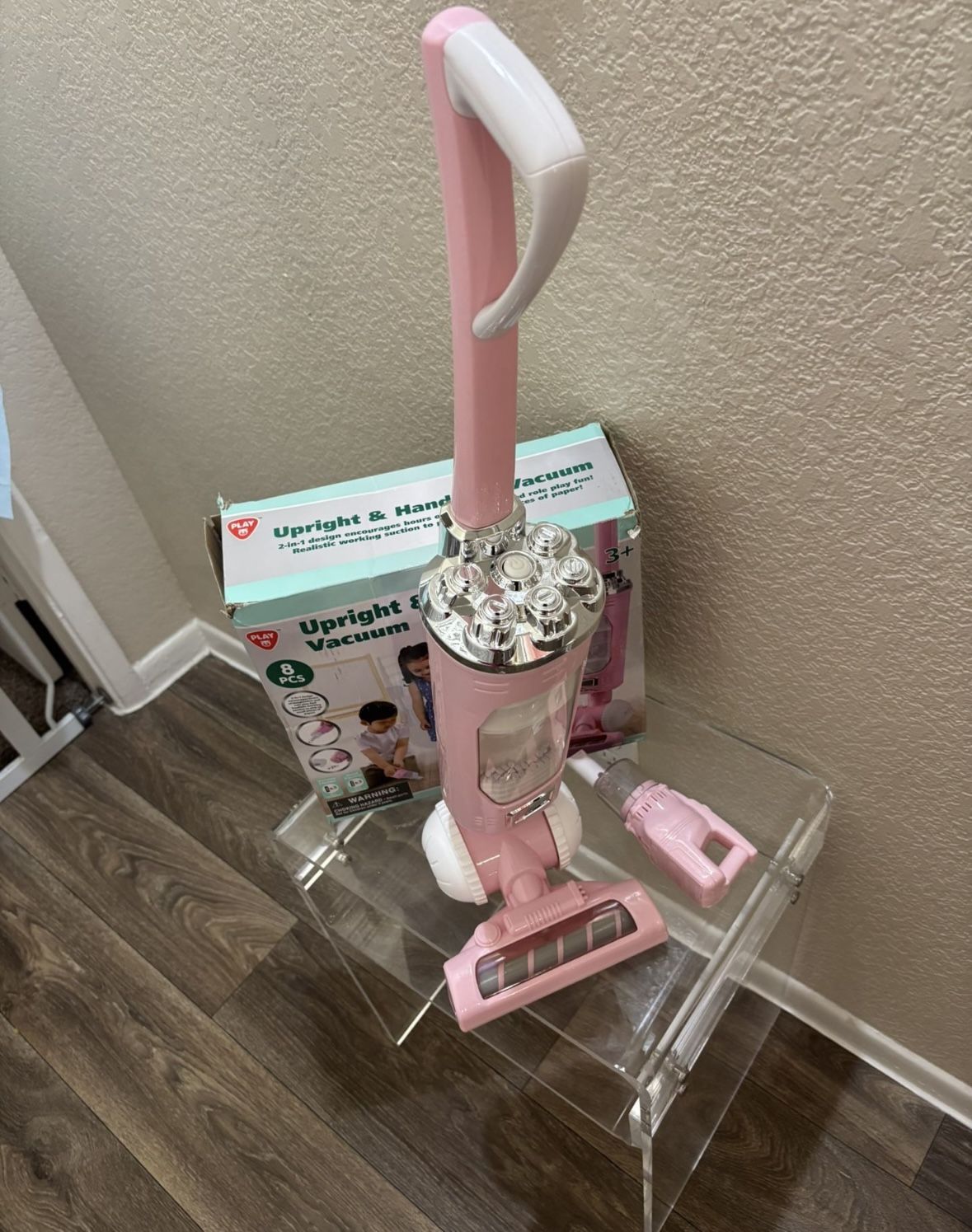 Vacuum Sets for Toddlers 3+ Years Old with Sound Effects, Baby Play Vacuum Pretend Role Play Household Housekeeping Toys for Children