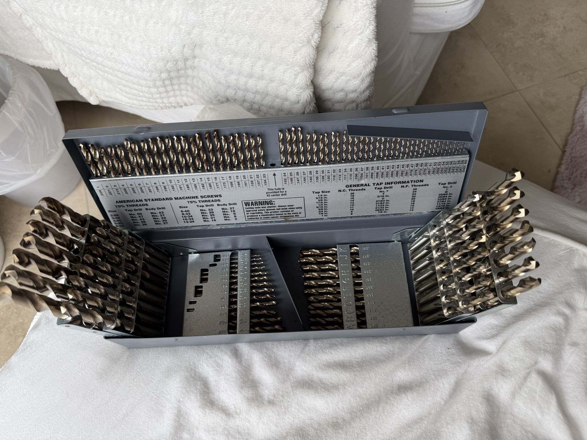 Viking Drill & Tool 115 Pc. SetTiN Coated, 135° Split Point
