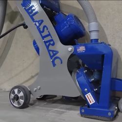 blastrac 8" shot blaster with 4" reducer