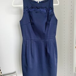 Club Monaco Embroidery Dress In Royal Blue Size 2 - Rarely Worn!!