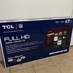43’ TCL 4k Tv