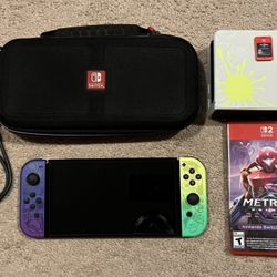 Nintendo Switch 1 OLED System Bundle Metroid Prime 4 