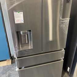 Samsung Stainless Steel 23 Cu. Ft. Counter Depth 4-Door French Door Refrigerator 