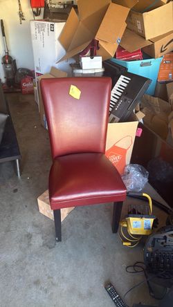 Burgundy chair