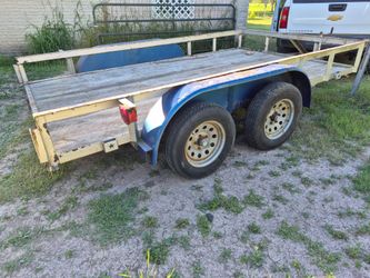 12 x 7 Foot Double Axel Trailer Remolque