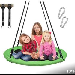 Trekassy 700lb 40 Inch Saucer Tree Swing for Kids Adults Outdoor 900D Oxford Waterproof with