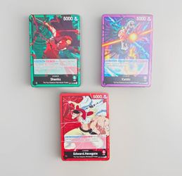 Bandai One Piece Card Game The Four Emperors Alt Art Leader Lot 3 Shanks Kaidou