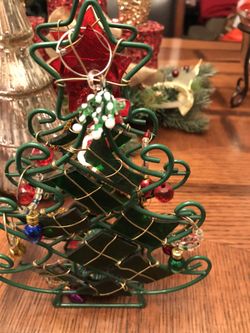 Tree wine ring marker holder and candle holder