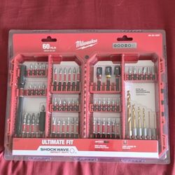 Milwaukee SHOCKWAVE 60pc Bit Set 🧰 NEW SEALED
