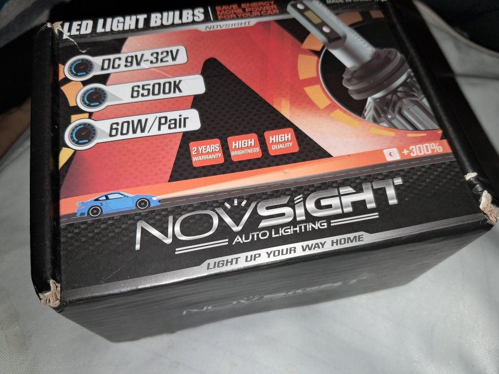 NEW NOVSIGHT SUPER BRIGHT LED HEADLIGHTS