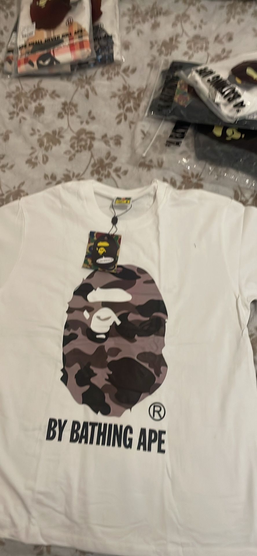Bape Shirt Size M Feels Really Good And It’s True To Size A Little But 