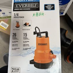 Everbilt 1/4 HP 2-in-1 Submersible Utility and Transfer Pump