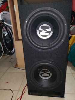 Subwoofers and amp