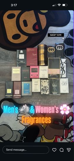Cologne and perfume